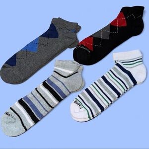 Tommie Copper Men’s Ankle Compression Socks 4Pack - Size 6-8.5